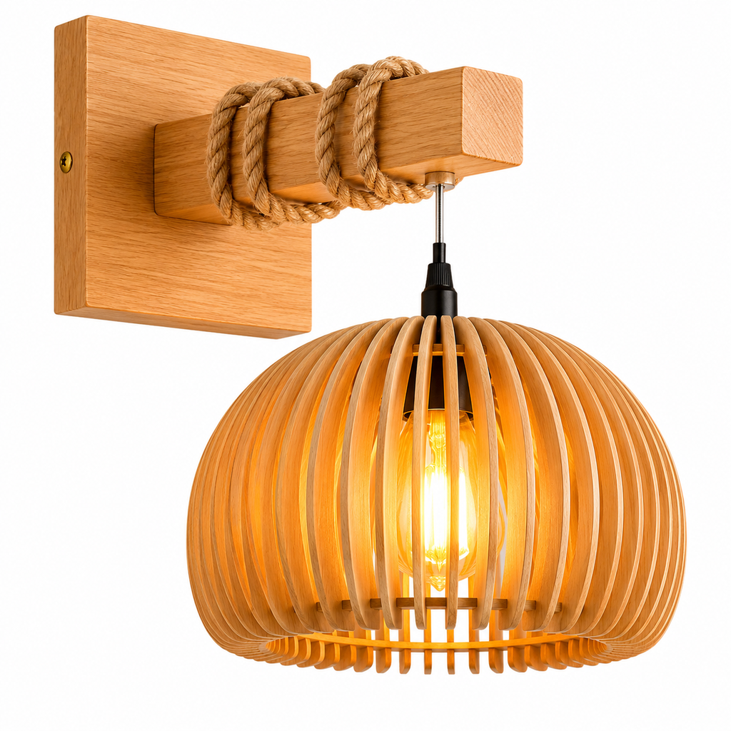 Lampe Suspendue Design Bambou Rotin Osier