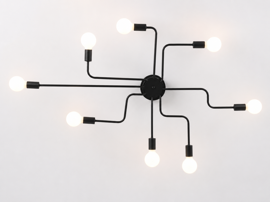 Lustre LED Industriel Vintage – Luminaire Moderne pour Salon et Chambre