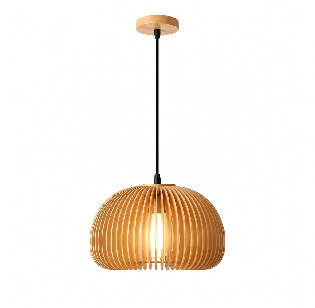Lampe Suspendue Bambou Rotin Osier - Artisanale & Naturelle