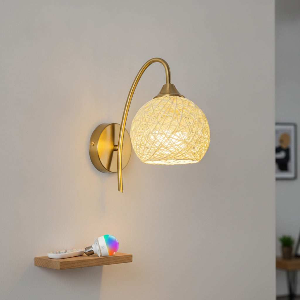 Lampe Murale LED Sans Fil Rechargeable avec Télécommande - 15 Couleurs, Intensité Variable