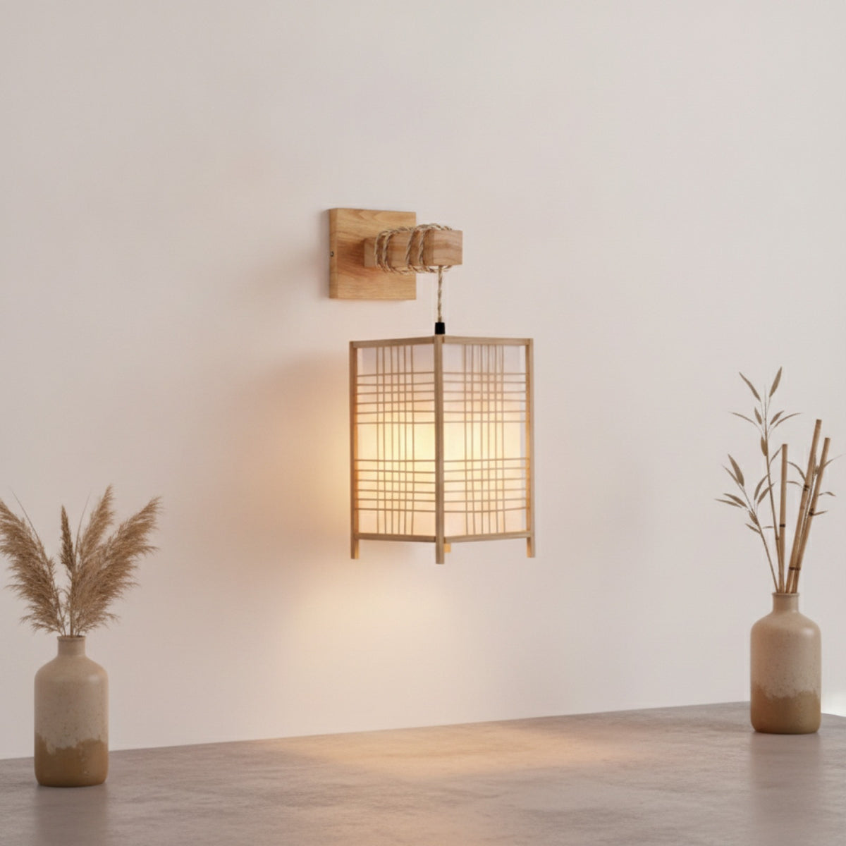 Lampe Suspendue Design Tressé Bambou Rotin Osier - Style Naturel & Artisanal