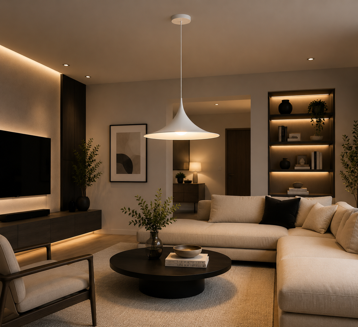 Suspension Scandinave Design – Lustre Minimaliste